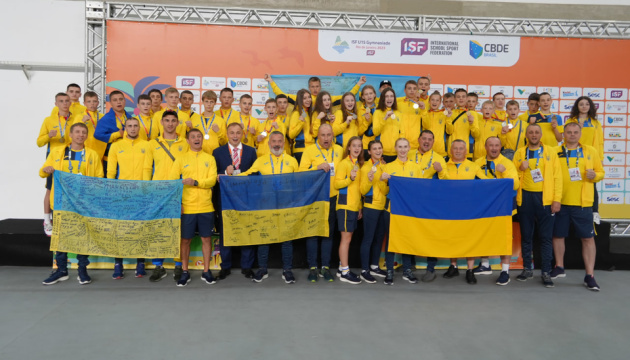 Українські учні здобули 38 медалей на Всесвітній гімназіаді U15