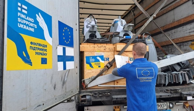 Finlandia entrega equipo de purificación de agua a Ucrania