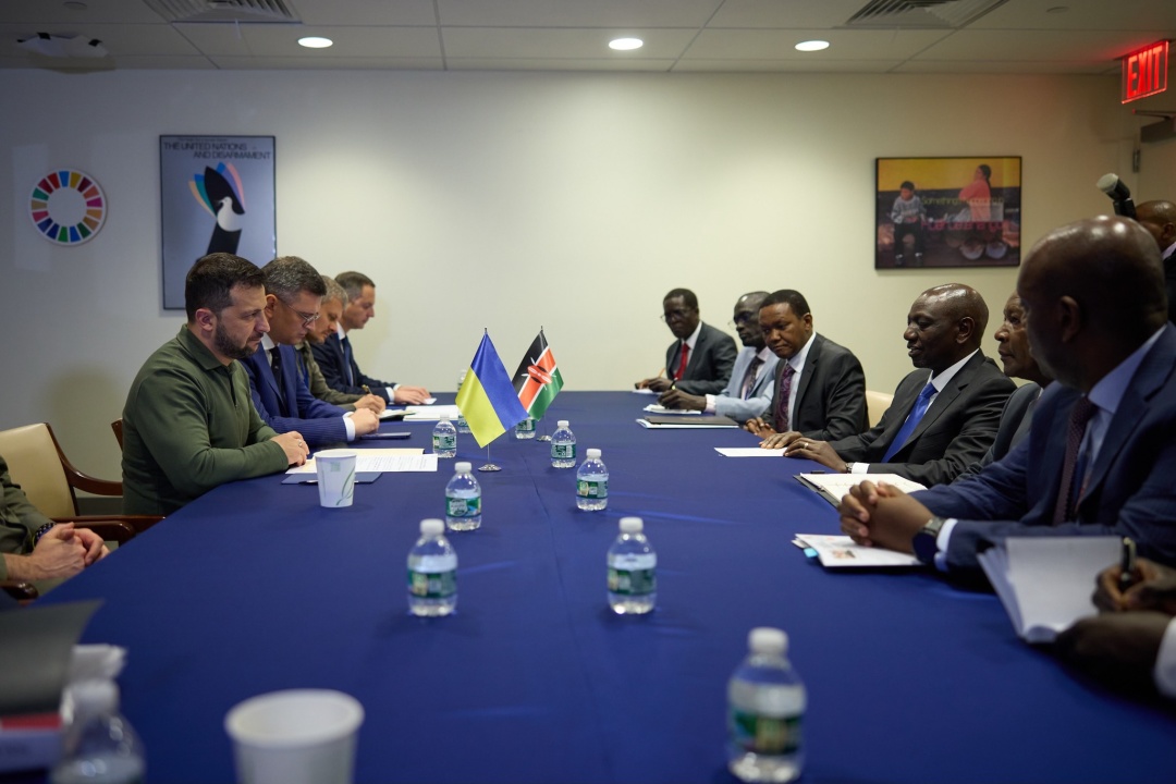 Зеленський обговорив із президентом Кенії підготовку до Глобального саміту миру