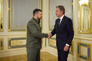 Зеленський обговорив із Блінкеном підтримку України, ситуацію на фронті та посилення ППО
