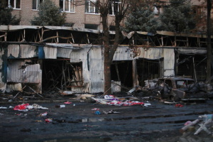 З обстрілюваної Костянтинівки на Донеччині поліцейські евакуювали двох жінок та дитину