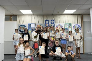 На Кіпрі відкрили виставку дитячої творчості у рамках проєкту «Коровай»