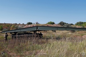 У Генштабі показали, як військові тренувались застосувати мостоукладач Biber