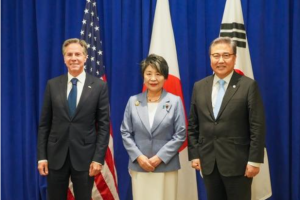 South Korea, US, Japan warn of stern response to Russia-North Korea arms deal
