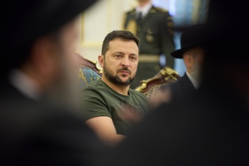 Selenskyj trifft Vertreter von jüdischer Gemeinde in der Ukraine