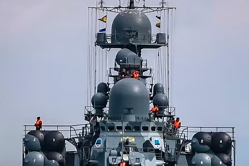 Ukrainische Seedrohne beschädigt Raketenschiff "Samum"