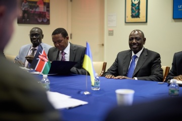 Ukrainian, Kenyan presidents discuss preparations for Global Peace Summit