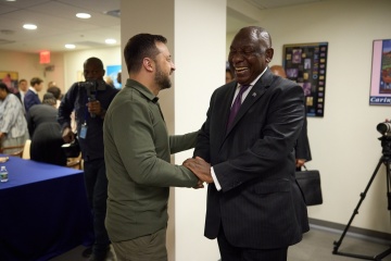 New York: Selenskyj trifft sich mit Südafrikas Präsident Ramaphosa