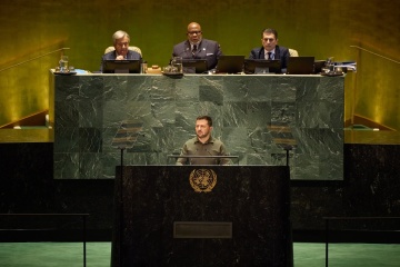 Zelensky interviene en la Asamblea General de la ONU