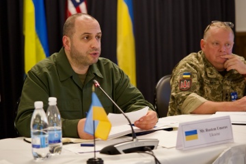 ウメロウ宇国防相、ウクライナ防衛支援会合を総括