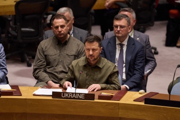 Nur zwei Punkte zu Einstellung der Kampfhandlungen: Selenskyj vor UN-Sicherheitsrat