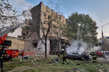 Eleven people injured in missile strike on Cherkasy