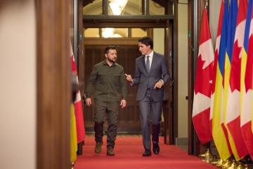 Selenskyj und Trudeau besprechen Sicherheitsfragen