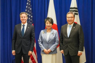 South Korea, US, Japan warn of stern response to Russia-North Korea arms deal