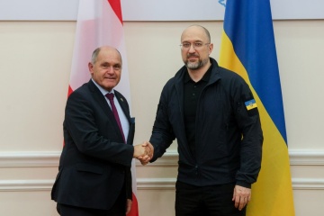 Shmyhal: Ukraine interested in Austrian business taking part in humanitarian demining 