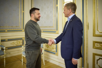 Zełenski spotkał się z brytyjskim ministrem obrony Shappsem