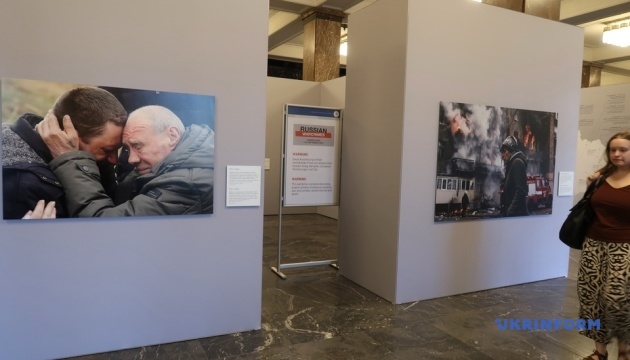 У берлінському університеті відкрили фотовиставку про злочини росіян в Україні