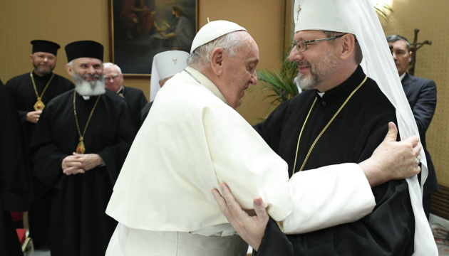 СКУ подякував главі УГКЦ за візит до Ватикану та зустріч з Папою Римським
