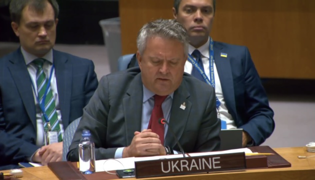 Україна в ООН закликала до жорстких санкцій проти Росії за псевдовибори на захоплених територіях
