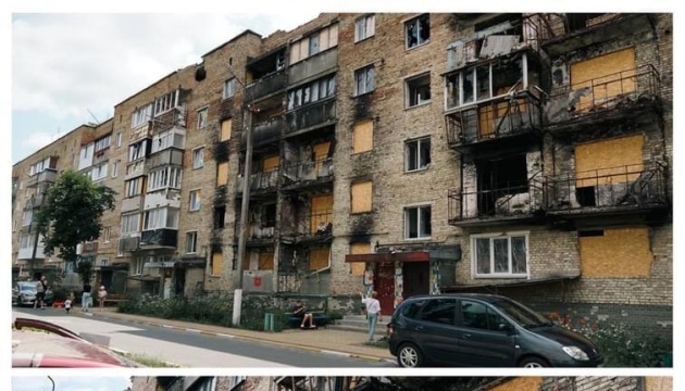 В Ірпені готують до відновлення будинок, знищений російськими загарбниками