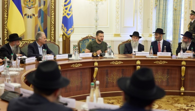 Zelensky meets with representatives of Ukrainian Jewish community