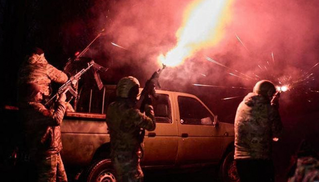 Air Defense working in Mykolaiv region at night Air Defense working in Mykolaiv region at night