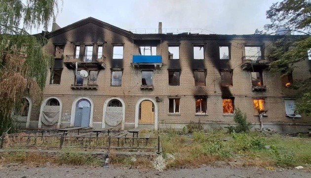 На Донеччині внаслідок ворожих обстрілів пошкоджені будинки