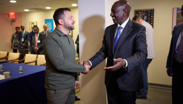 Зеленський обговорив із президентом Кенії підготовку до Глобального саміту миру 