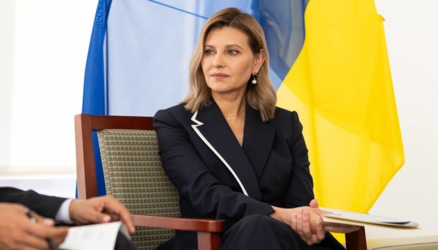 Olena Zelenska a exhorté le Secrétaire général de l’ONU à contribuer au retour des enfants ukrainiens déportés par la Russie 
