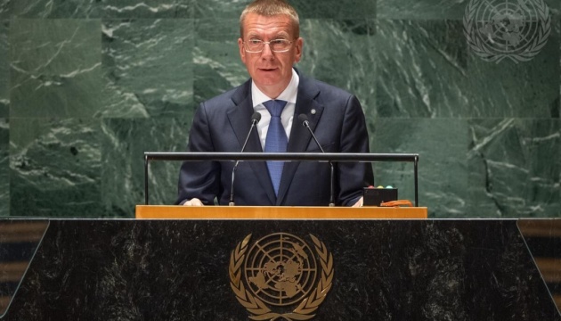 Президент Латвії в ООН закликав підтримати українську Формулу миру