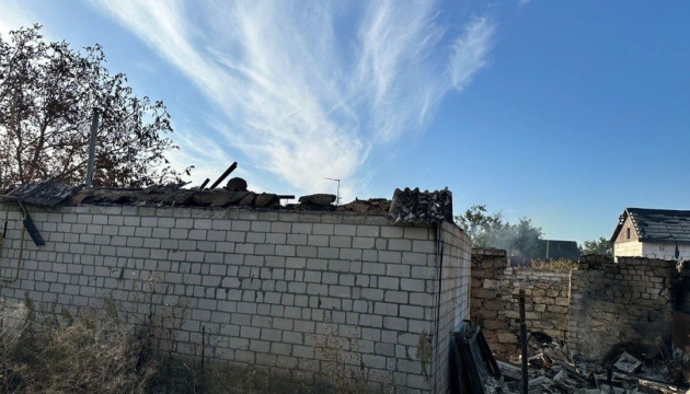 Росіяни атакували село на Херсонщині запалювальними снарядами