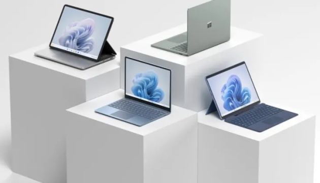 Microsoft представив два нові ноутбуки і планшет
