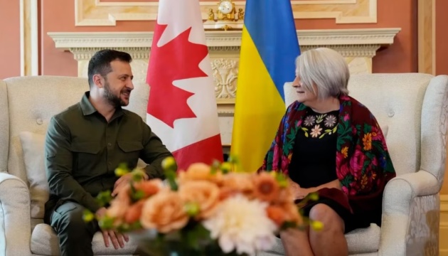 Zelensky meets with Governor General of Canada