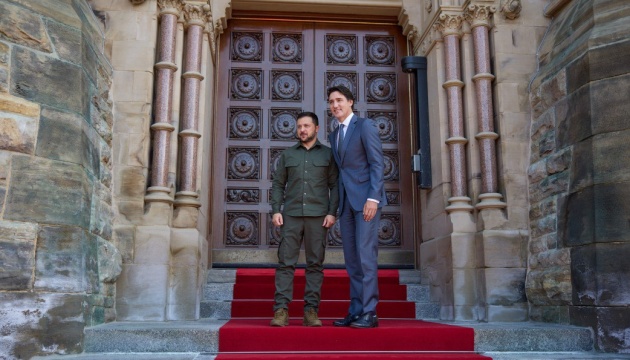 Zelensky–Trudeau meeting starts in Ottawa