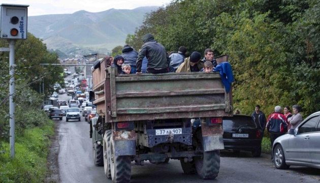 З Нагірного Карабаху до Вірменії прибули вже понад 53 тисячі біженців