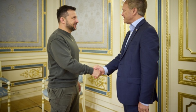 Zelensky meets with British Defence Secretary Shapps