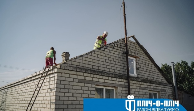 Specialists from Poltava region restore 44 houses in Kherson region