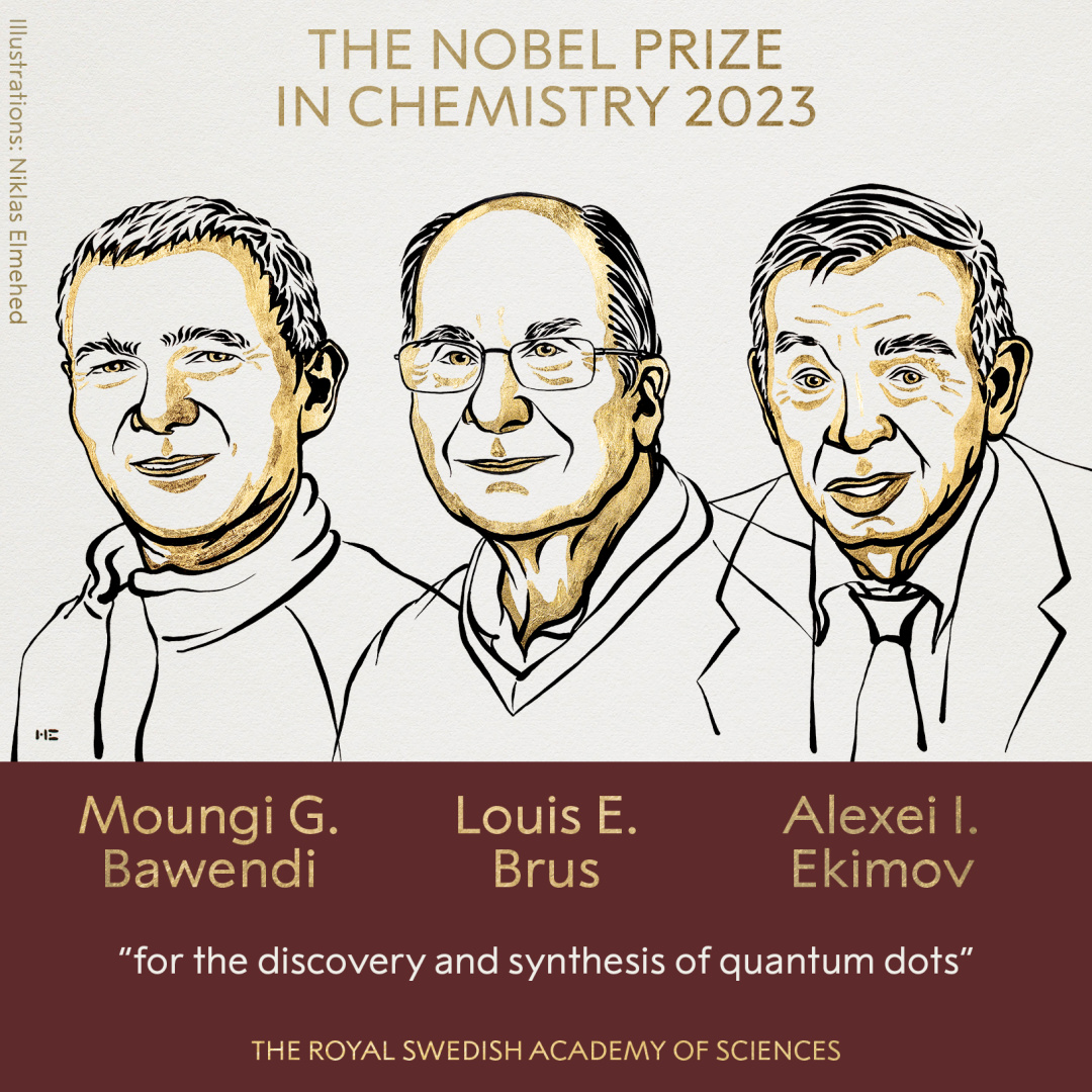 Названо лауреатів Нобелівської премії з хімії 2023 року