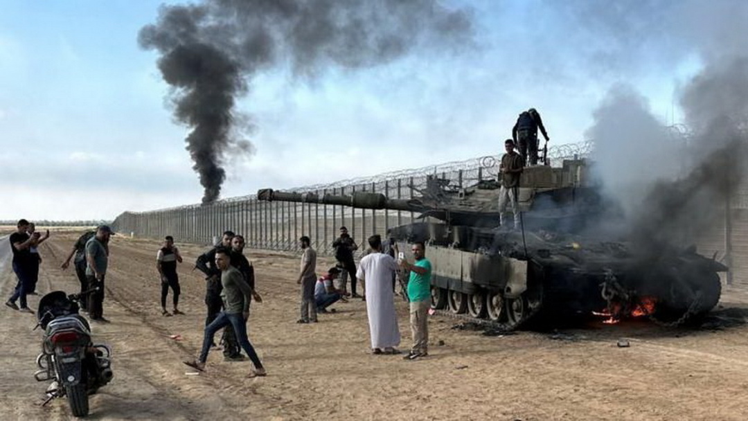 Бойовики ХАМАС на кордоні сектору Газа  / Фото Reuters