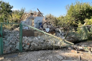 Russians twice attack Nikopol district with heavy artillery, suicide drone