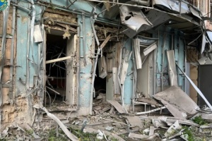 Regional authorities show aftermath of Russian attack on residential areas of Kherson