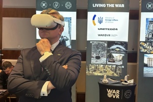 Living the war: у Варшаві показали віртуальну виставку про війну в Україні
