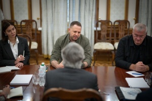 Єрмак провів зустріч з віцепрезидентом Інституту миру США Тейлором