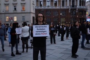 На акції в центрі Відня австрійцям нагадали про терор Росії проти України