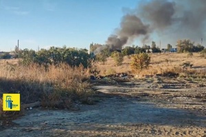 У Маріуполі партизани підпалили склад окупаційних інженерних військ