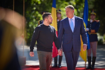 Selenskyj trifft sich mit rumänischem Präsidenten