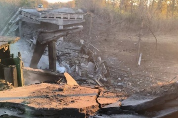 Bridge important for Russian army logistics blown up in Donetsk region