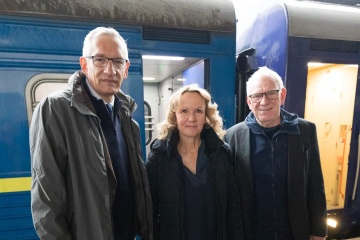 German Federal Minister for Environment and Nuclear Safety arrives in Kyiv