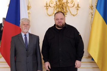 Stefanchuk meets with Czech president