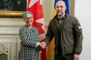 El primer ministro Shmygal se reúne con la nueva Embajadora de Canadá en Ucrania